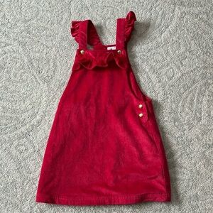 Girls Red Holiday Dress Size 7